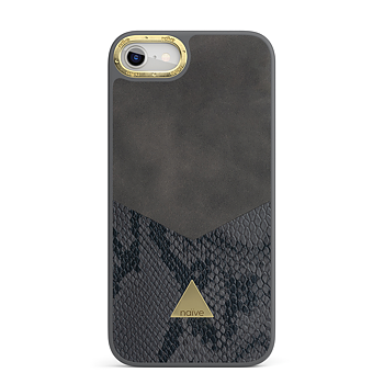 Naive iPhone 7 Smooth Skal - Grey/Snake