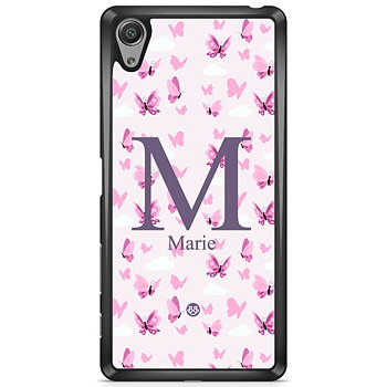 Sony Xperia XA1 Case Custom - AWAKEN - Butterfly Pink