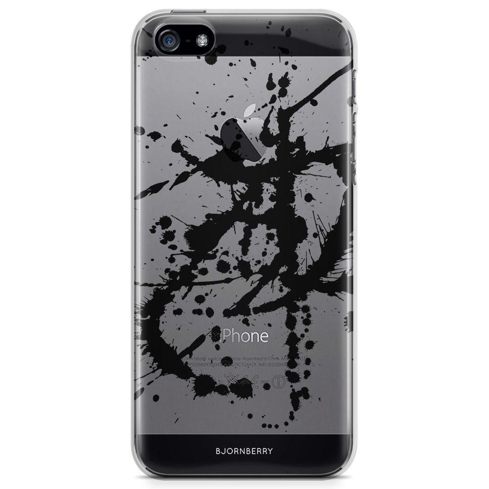 iPhone 5/5S/SE (2016) TPU Case - Black Blot