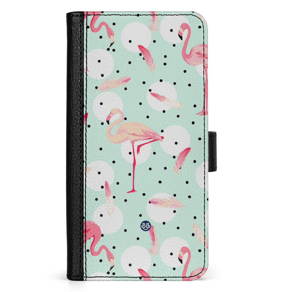 Google Pixel 9 Pro XL Wallet Case - Flamingos