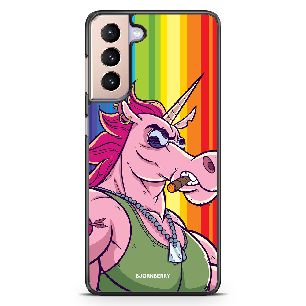 Samsung Galaxy S21 Case - Muscle Unicorn