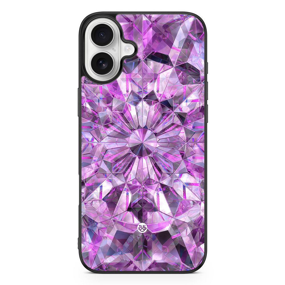 iPhone 16 Plus Case - Purple Crystals