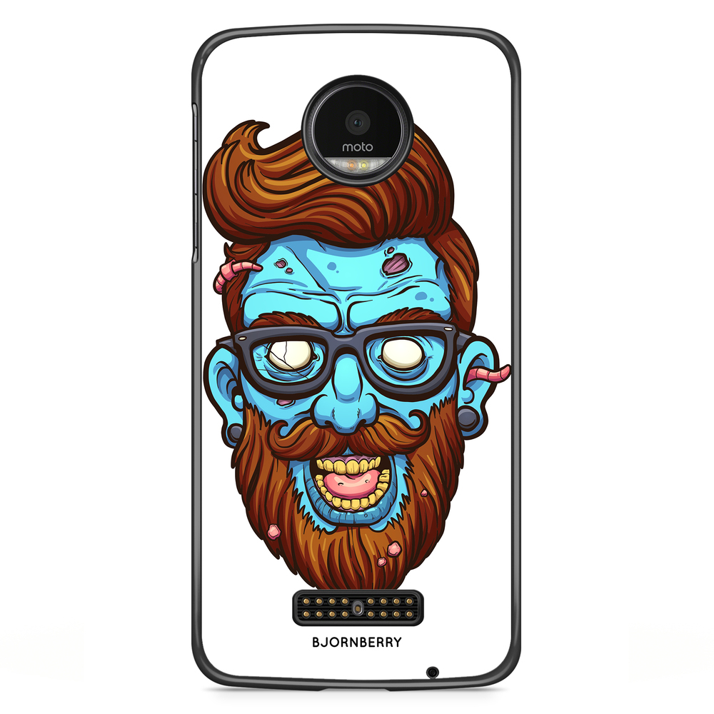 Motorola Moto Z Case - Zombie Hipster