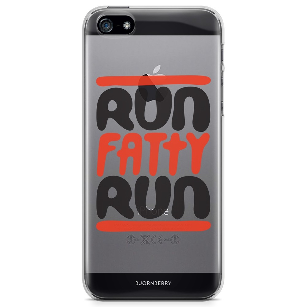 iPhone 5/5S/SE (2016) TPU Case - Run Fatty Run