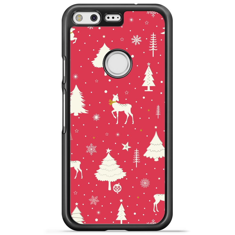 Google Pixel Case - Red Christmas