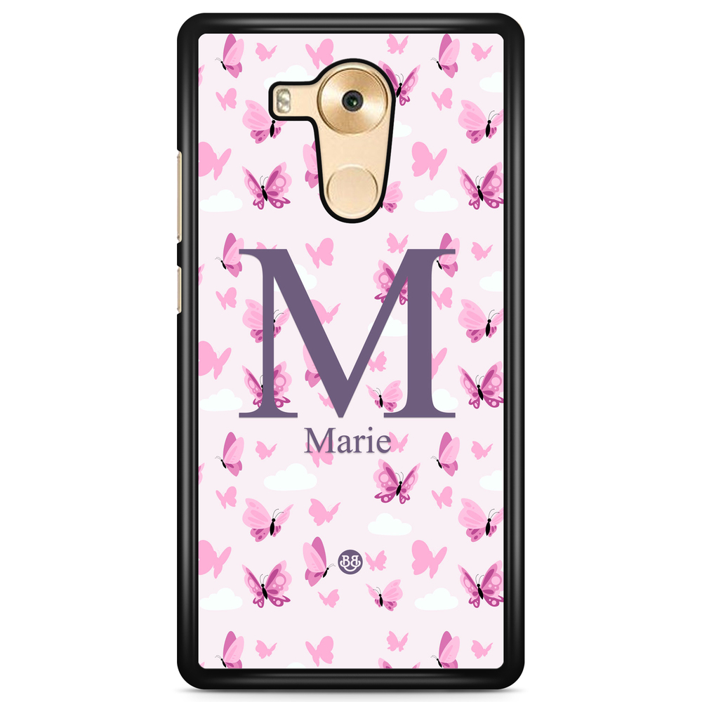 Huawei Mate 9 Case Custom - AWAKEN - Butterfly Pink