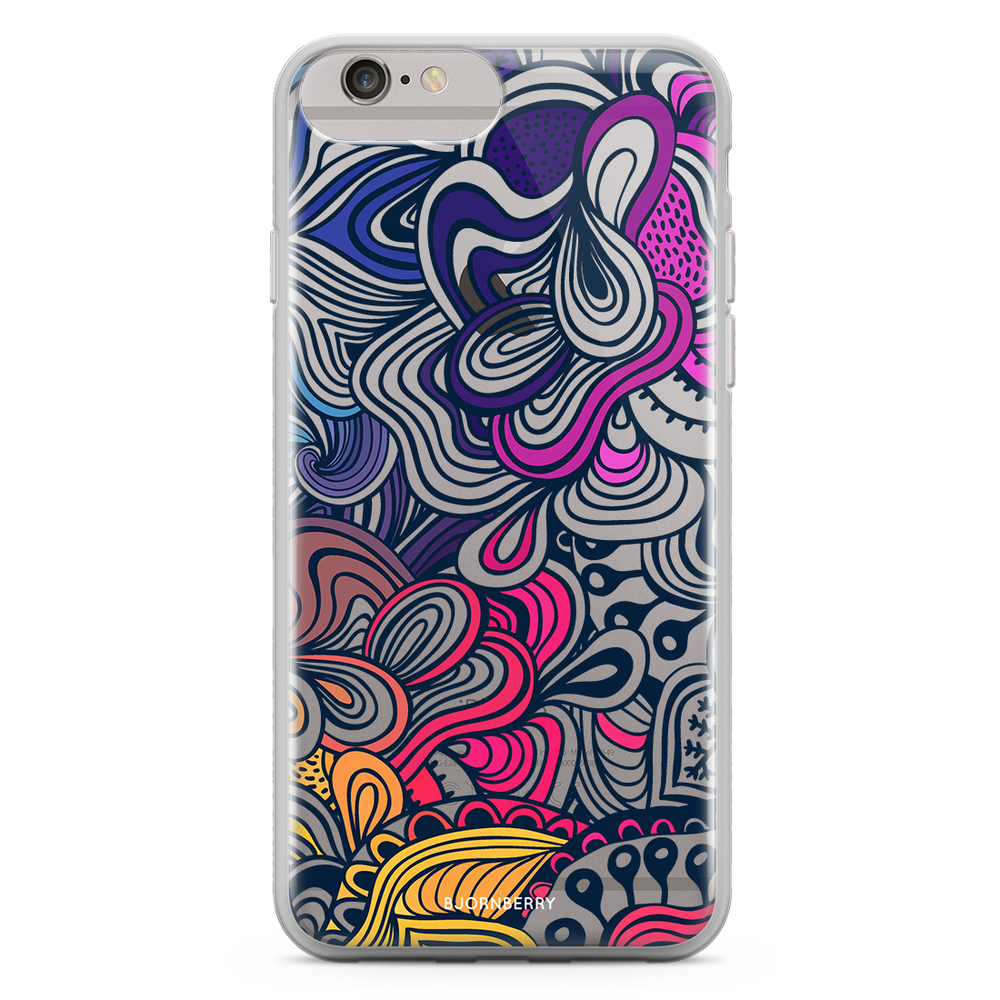 iPhone 6 Plus/6s Plus Fashion Skal - Retro Blommor
