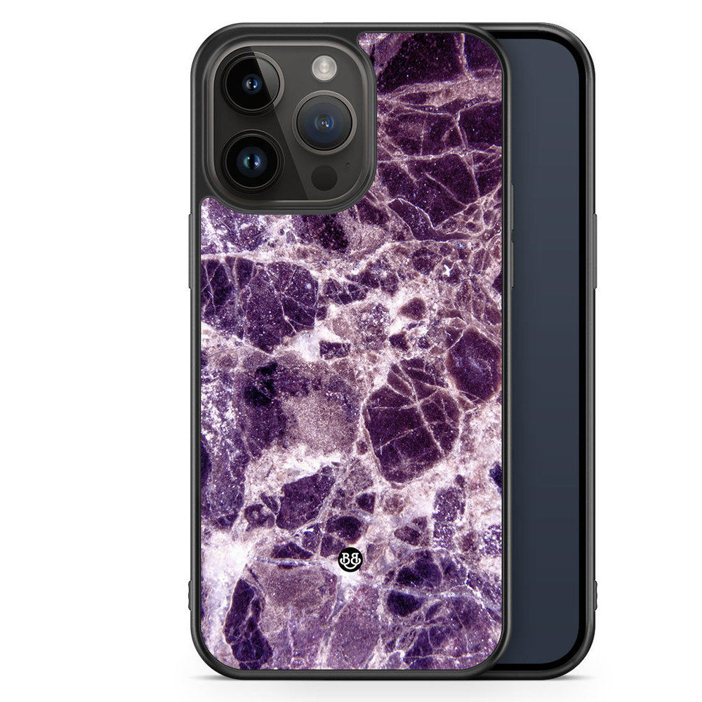 iPhone 14 Pro Max Case - Purple Marble