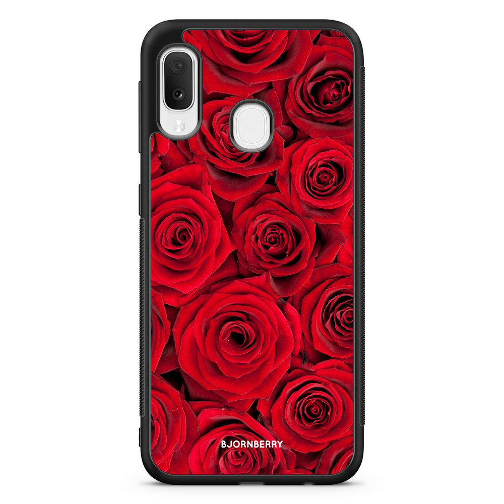 Samsung Galaxy A20e Case - Red Roses