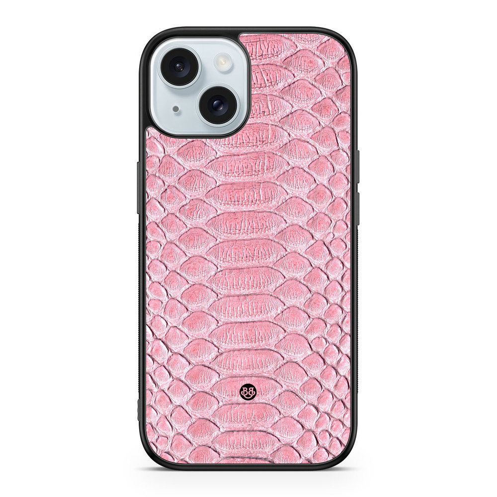 iPhone 15 Case - Salmon Snake