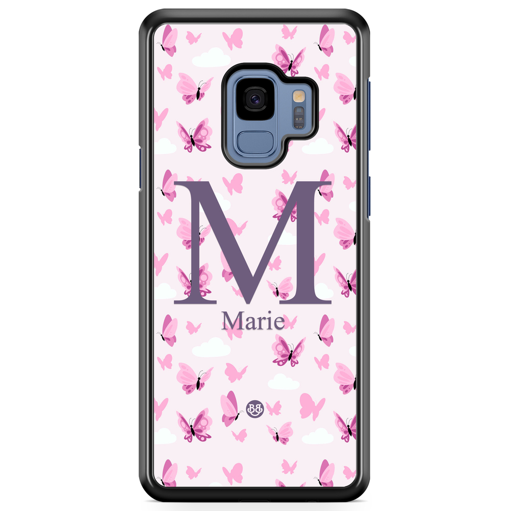 Samsung Galaxy S9 Case Custom - AWAKEN - Butterfly Pink