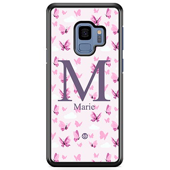 Samsung Galaxy S9 Case Custom - AWAKEN - Butterfly Pink