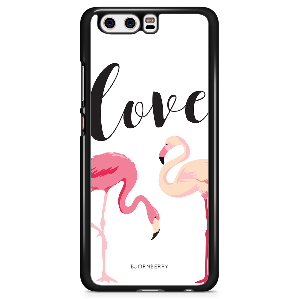 Huawei P10 Plus Case - Love Flamingo