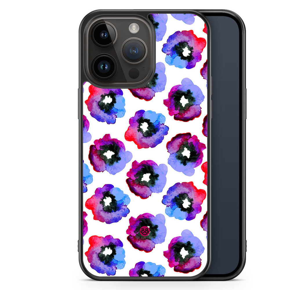 iPhone 14 Pro Max Case - Violet Flowers