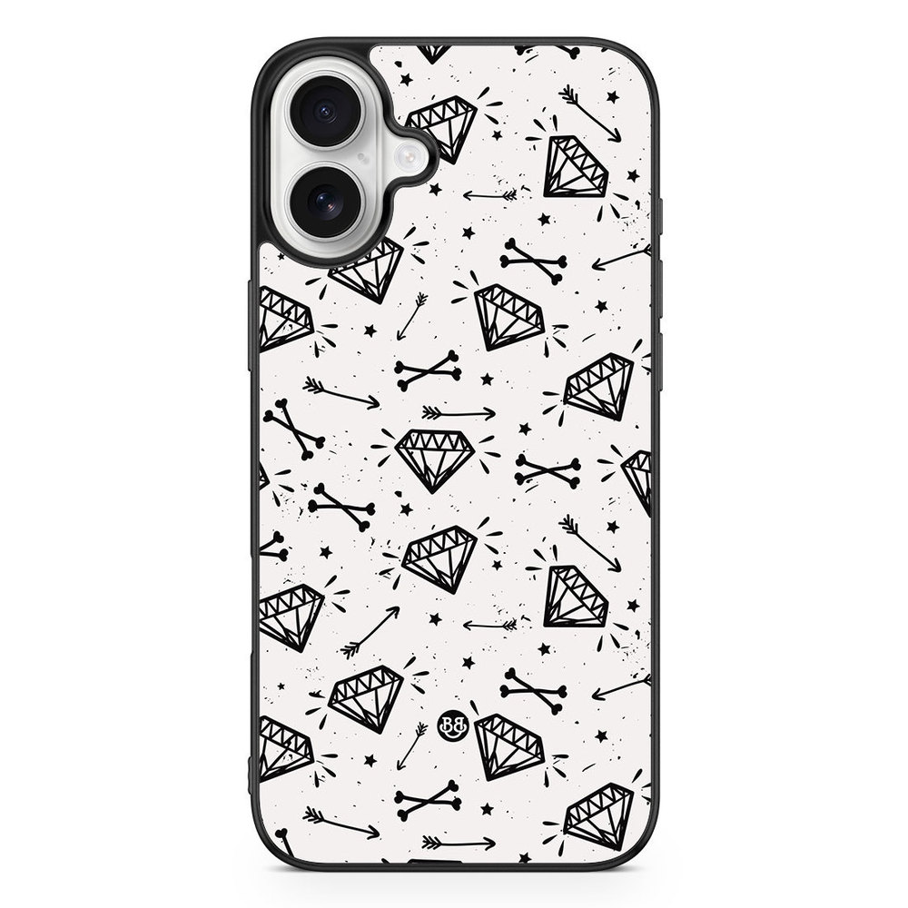 iPhone 16 Plus Case - Diamond Pattern