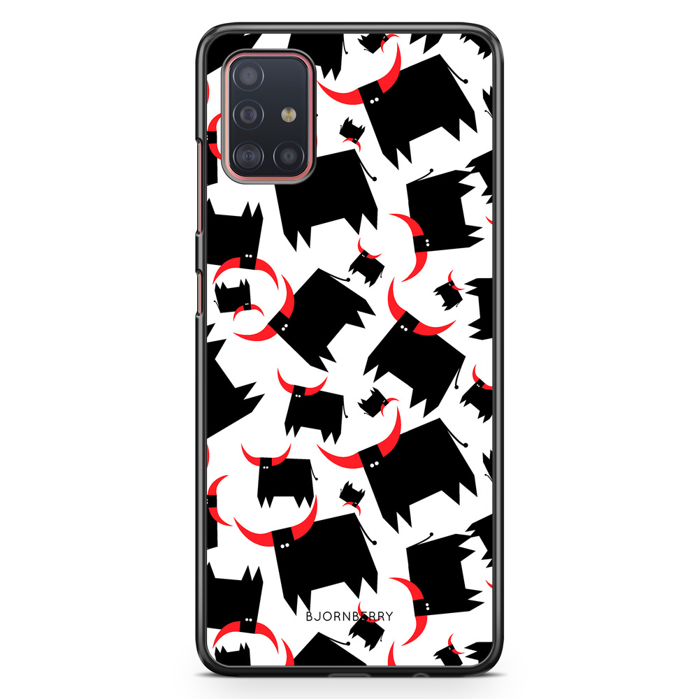 Samsung Galaxy A51 Case - Bull Red Horns