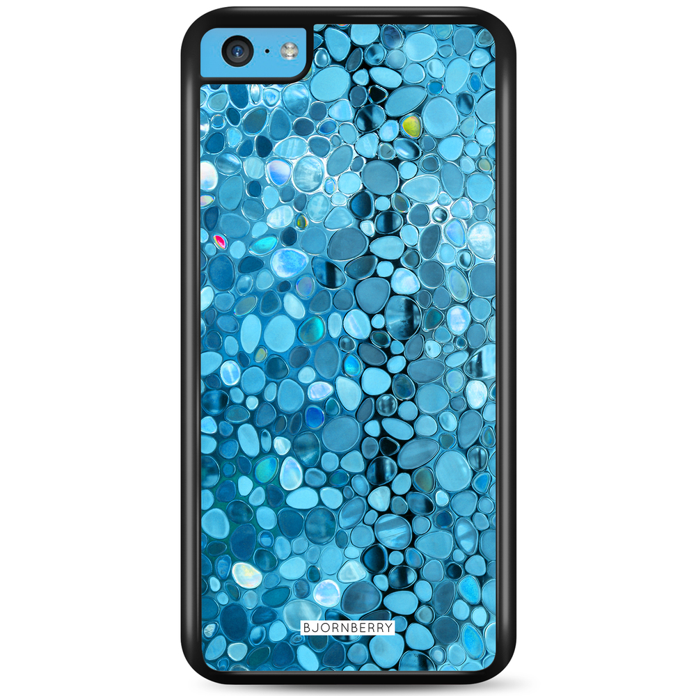 iPhone 5C Case - Stained Glass Blue