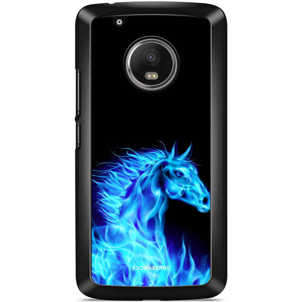 Moto G5 Plus Case - Flames Horse