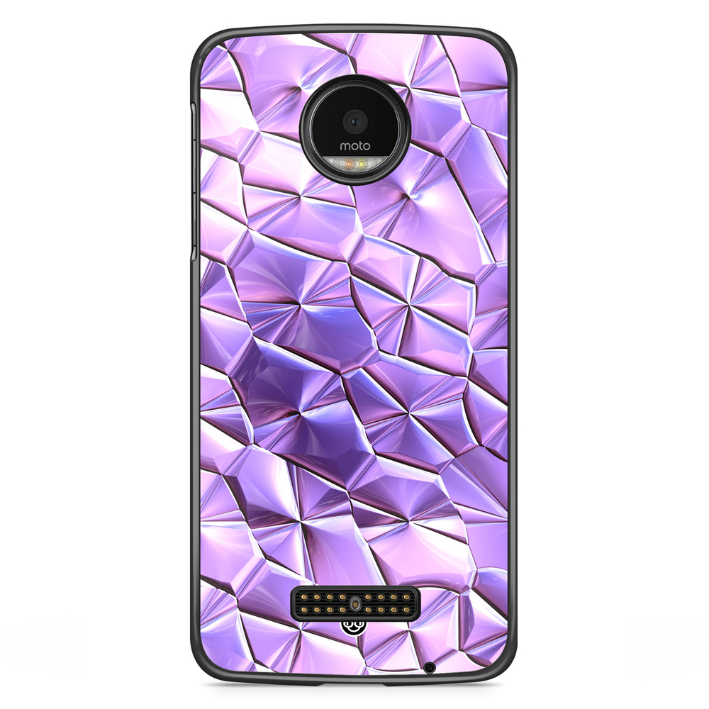Moto Z2 Play Case - Purple Crystal