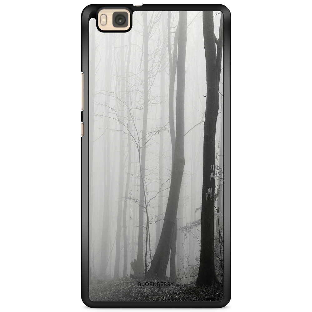 Huawei P8 Lite Case - Black/White Autumn