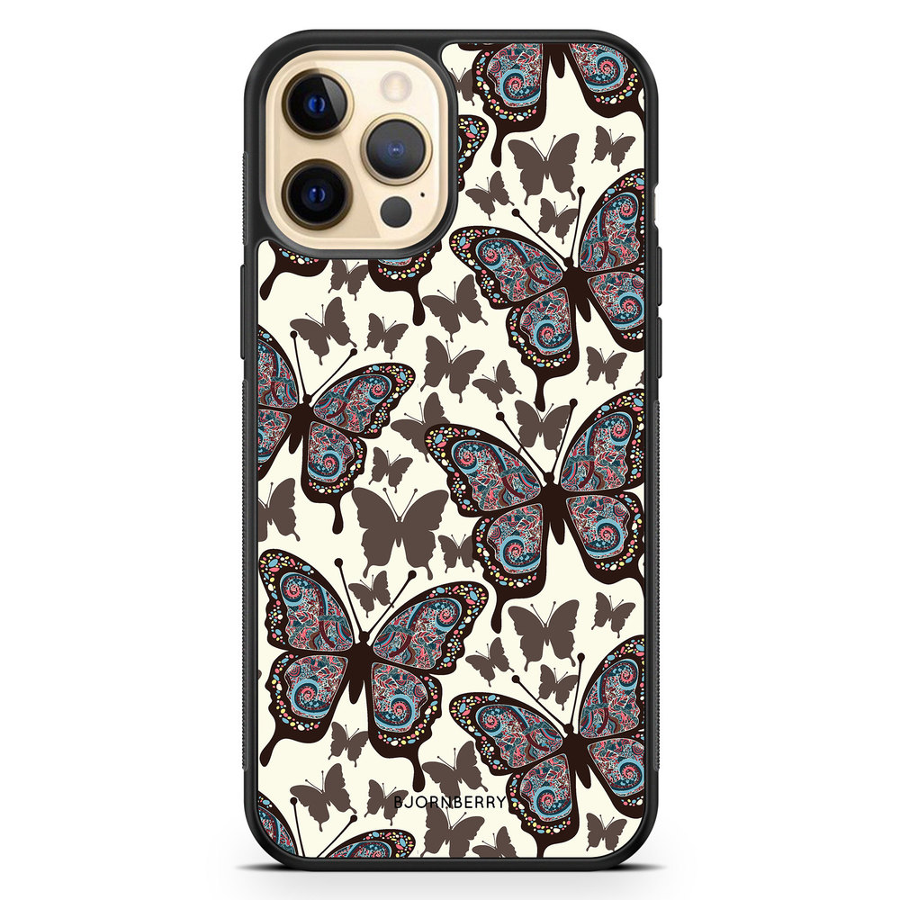 iPhone 12 Pro Max Case - Colorful Butterflies