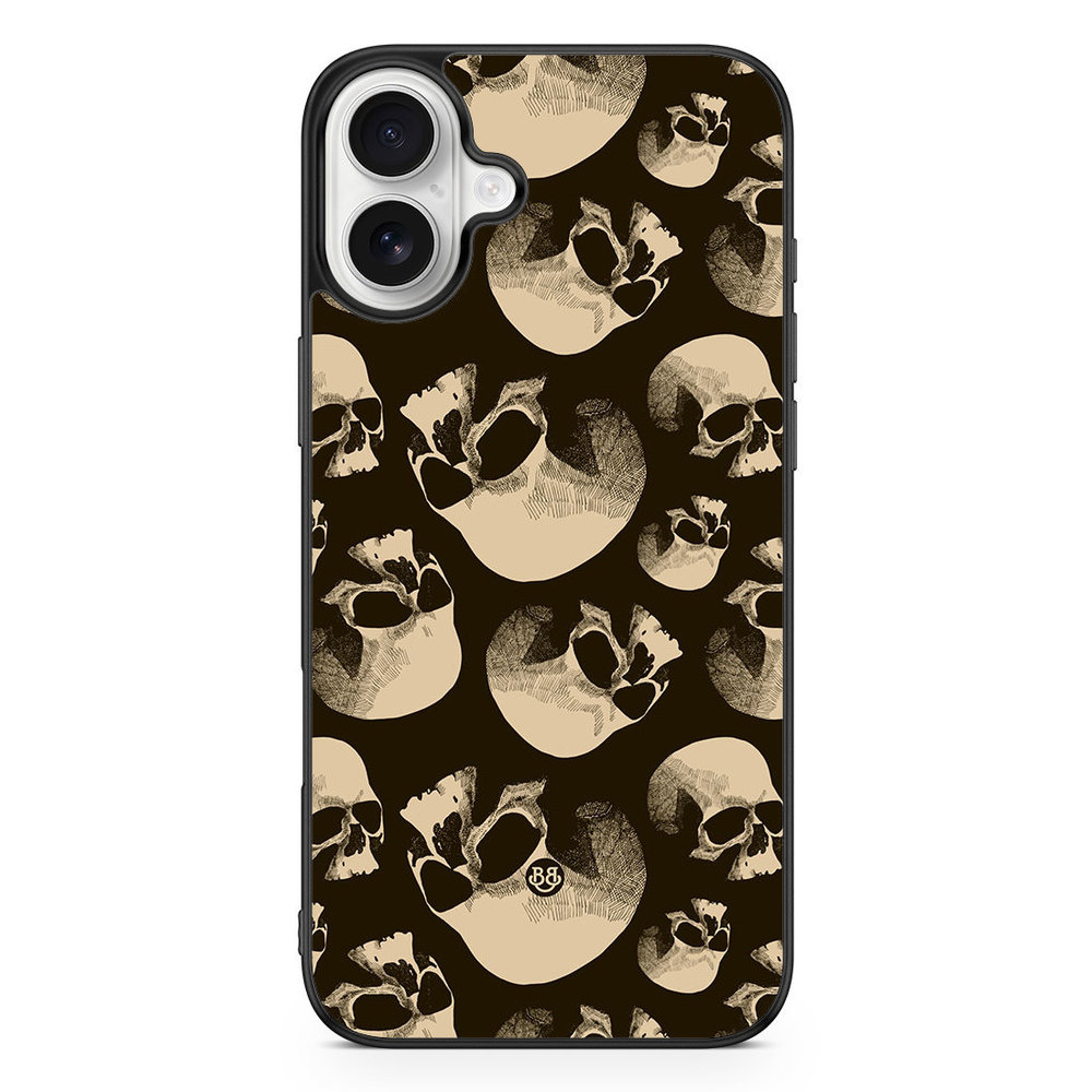 iPhone 16 Plus Case - Skull Pattern