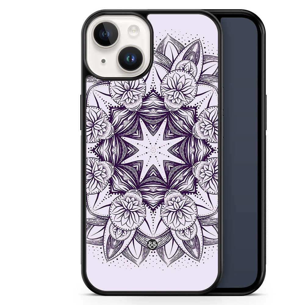 iPhone 14 Case - Purple Mandala
