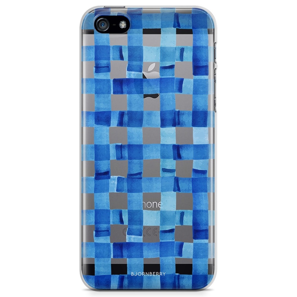 iPhone 5/5S/SE (2016) TPU Case - Blue Stripes