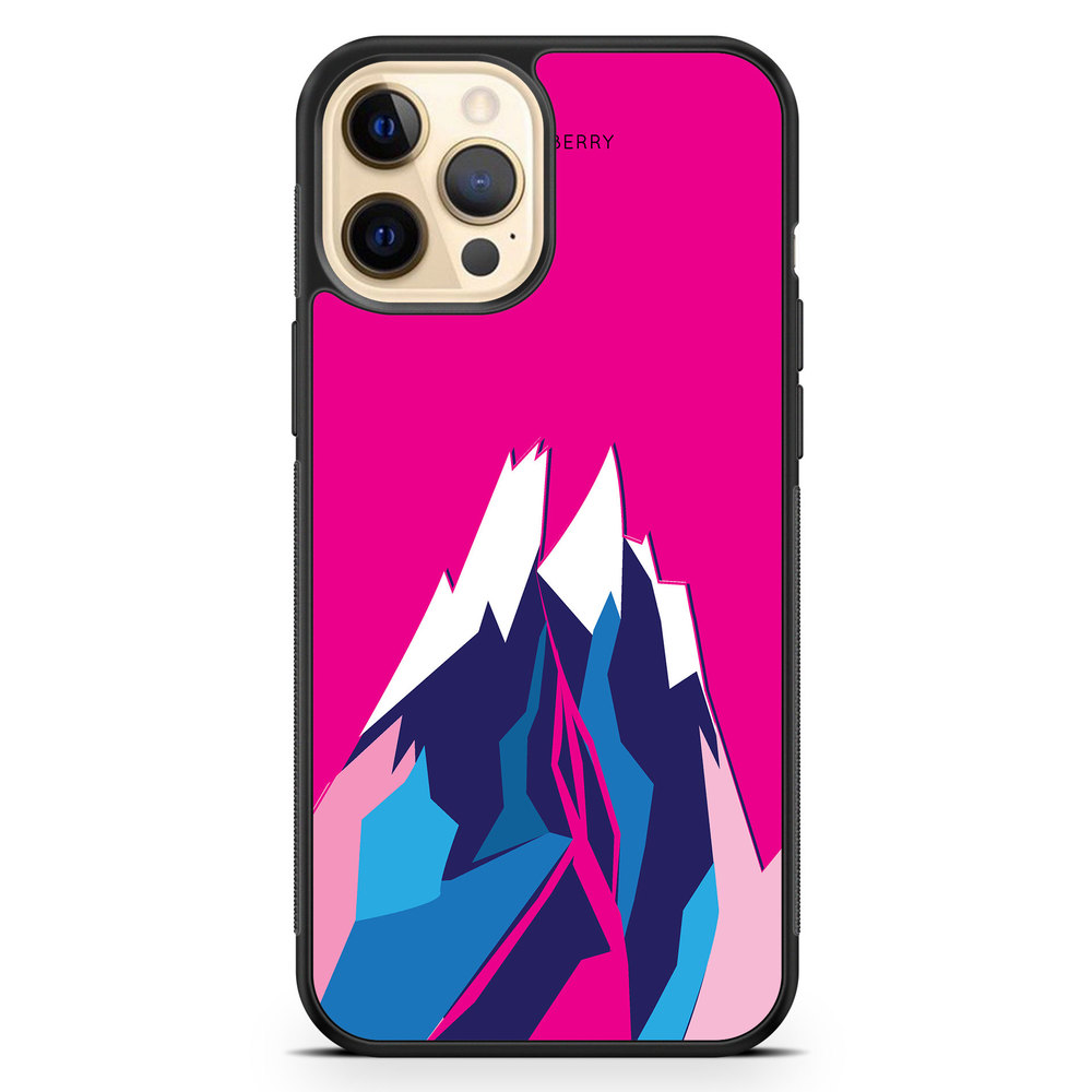 iPhone 12 Pro Max Case - Pink Mountain