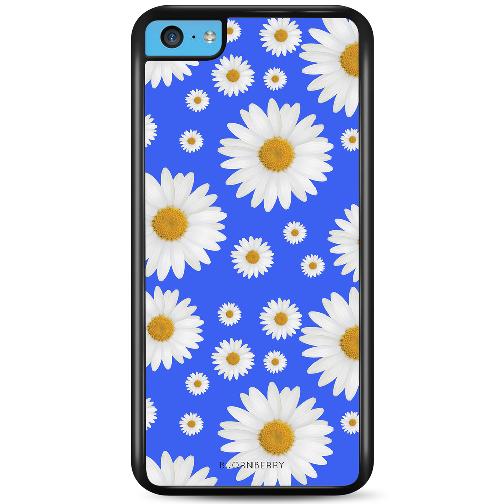 iPhone 5C Case - Blue Daisy Flowers