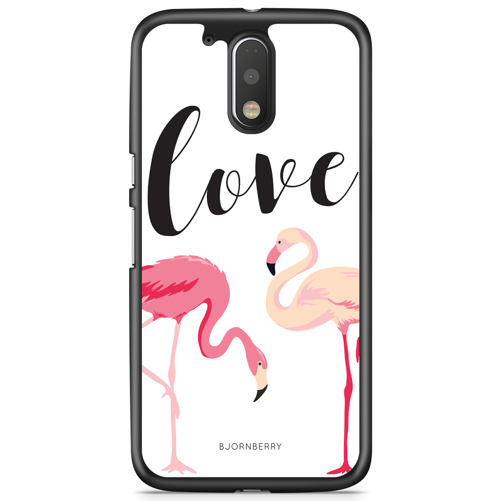 Moto G4/G4 Plus Case - Love Flamingo