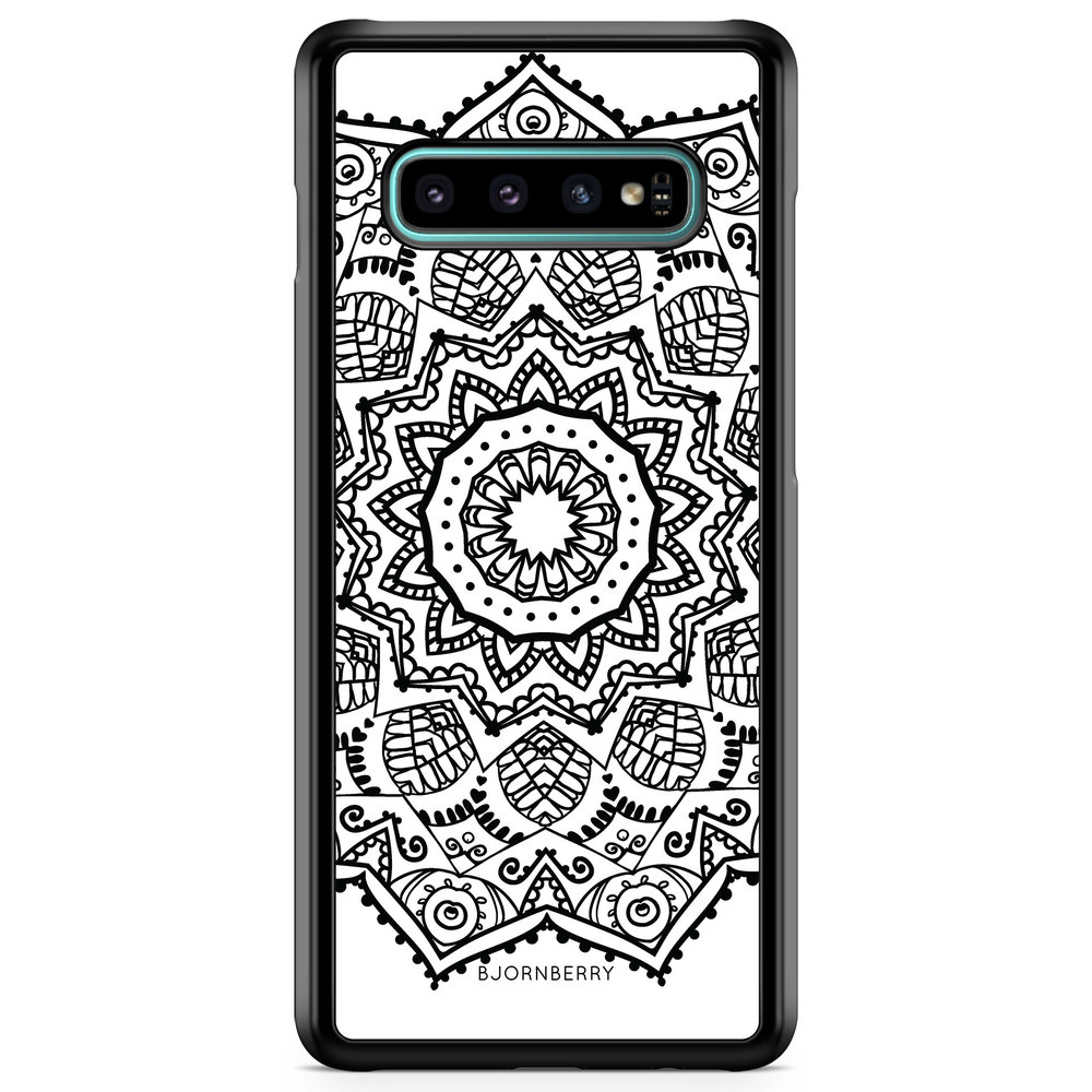 Samsung Galaxy S10 Plus Case - Black Mandala