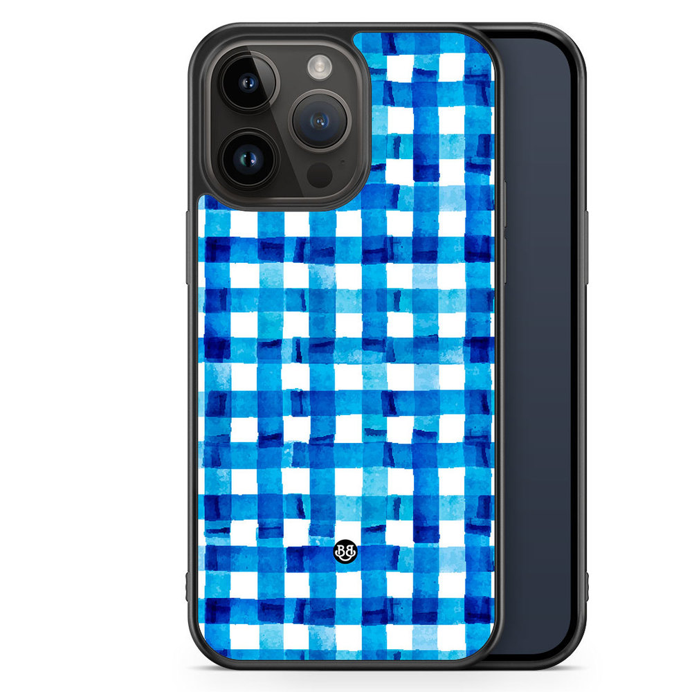 iPhone 14 Pro Max Case - Blue Stripes