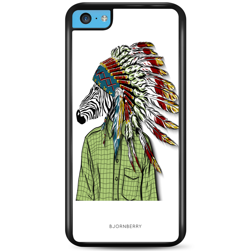 iPhone 5C Case - Hipster Zebra