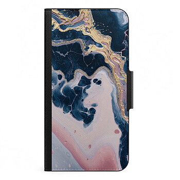 Naive Samsung Galaxy S21 Plus Plånboksfodral - Pink Swirl