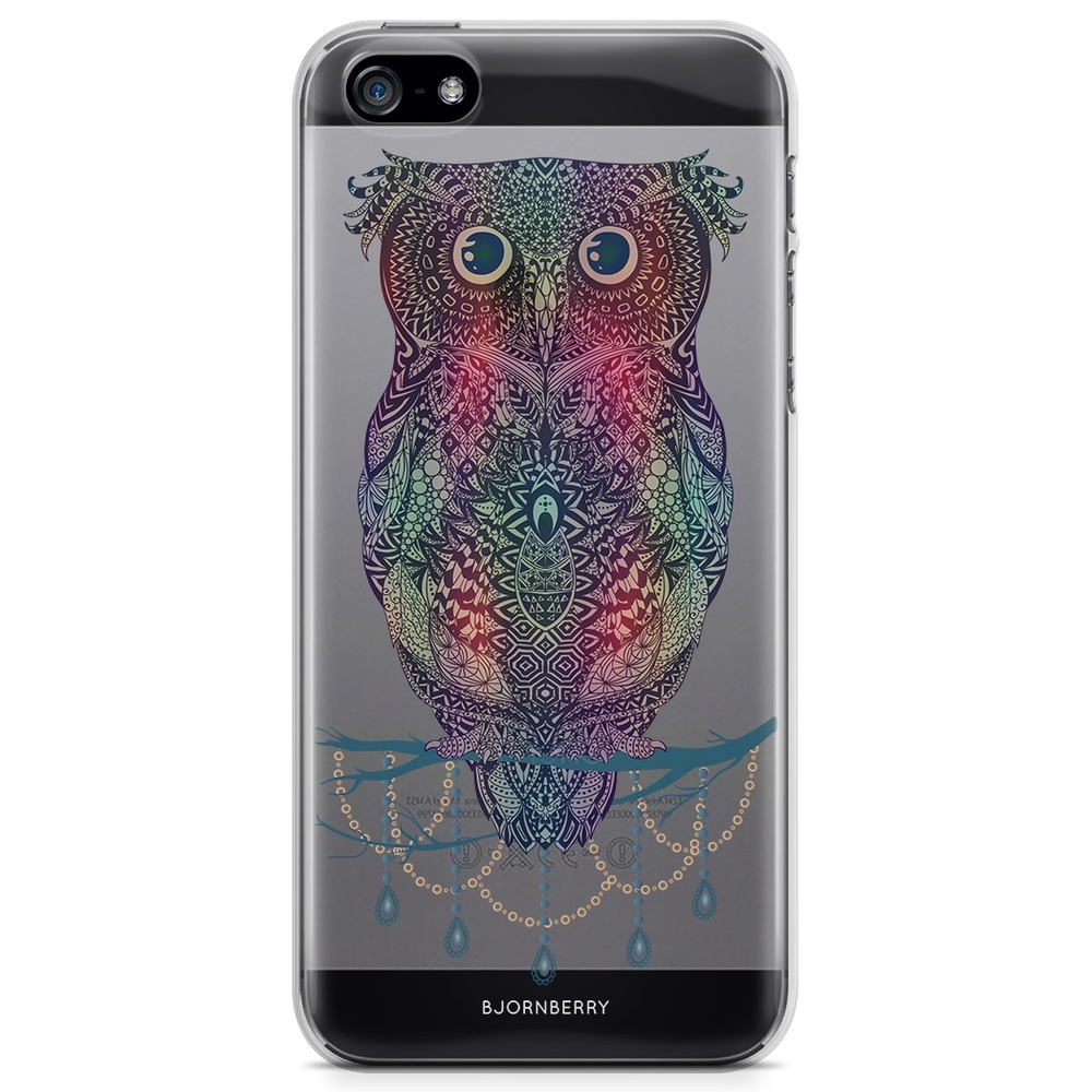 iPhone 5/5S/SE (2016) TPU Case - Mandala Owl