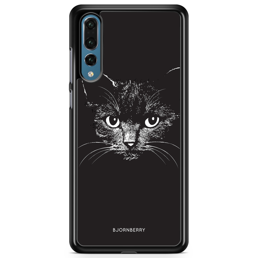 Huawei P20 Pro Case - Black/White Cat