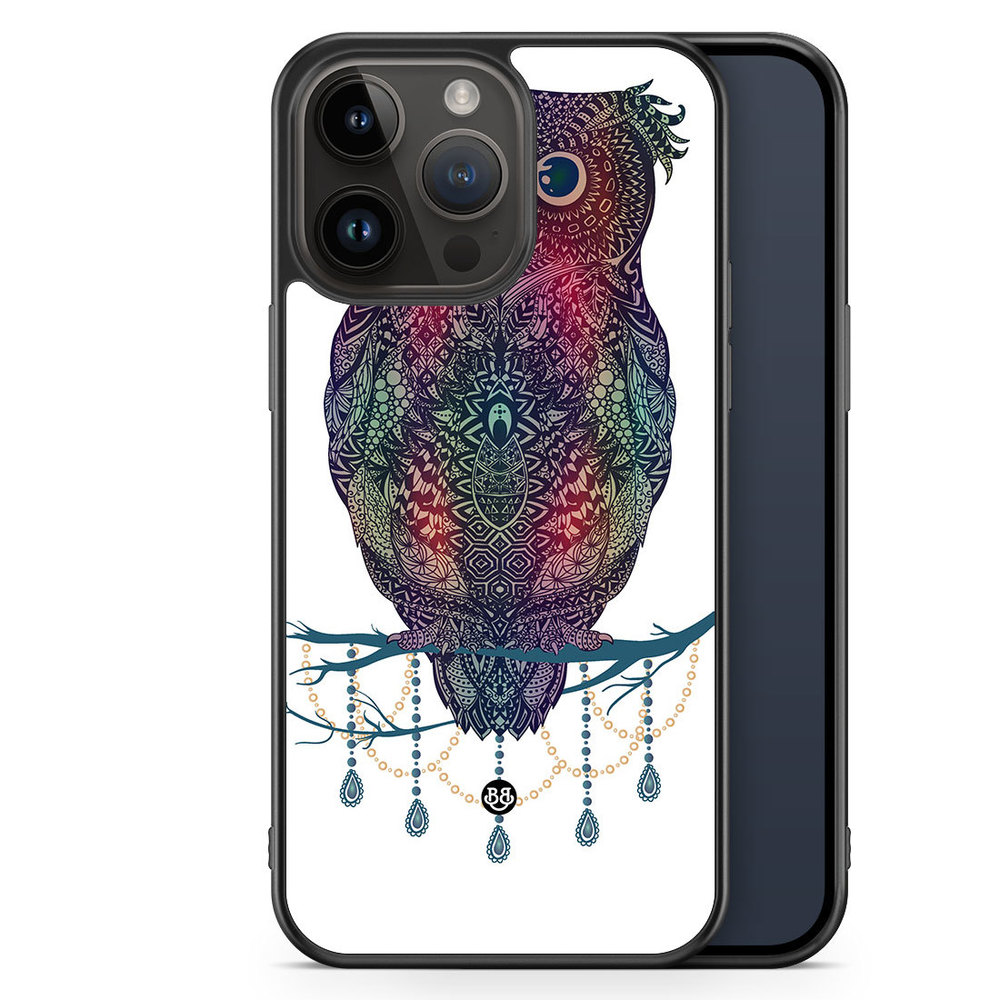 iPhone 14 Pro Max Case - Mandala Owl