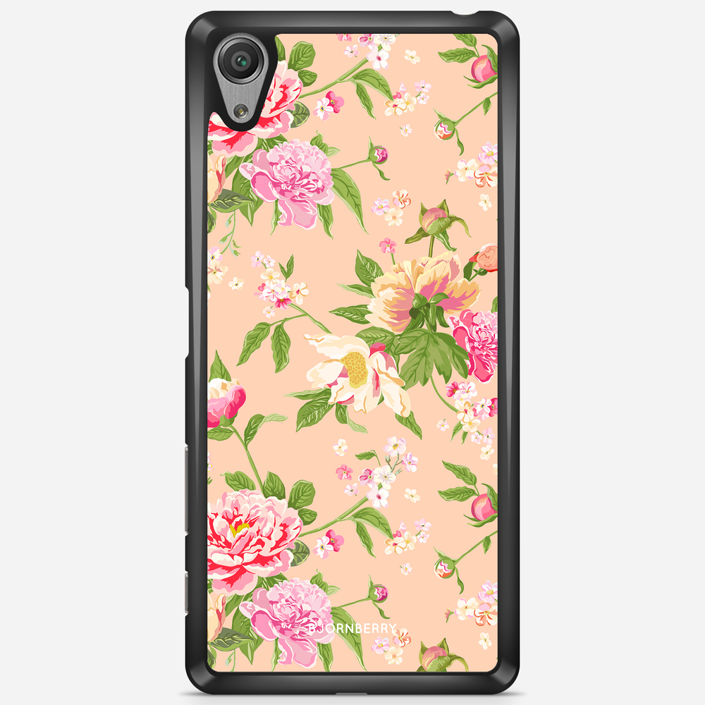 Sony Xperia X Performance Case - Peony Flowers