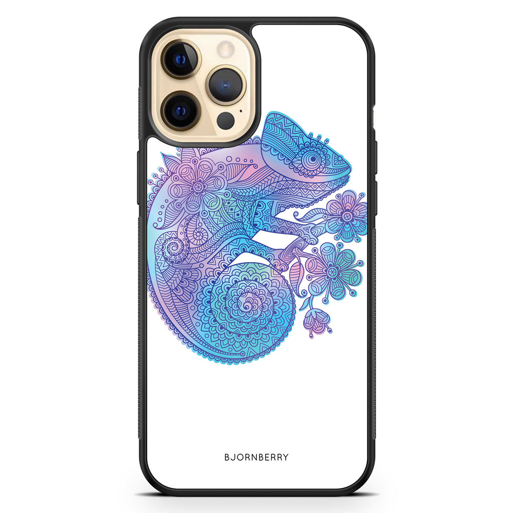 iPhone 12 Pro Max Case - Mandala Chameleon
