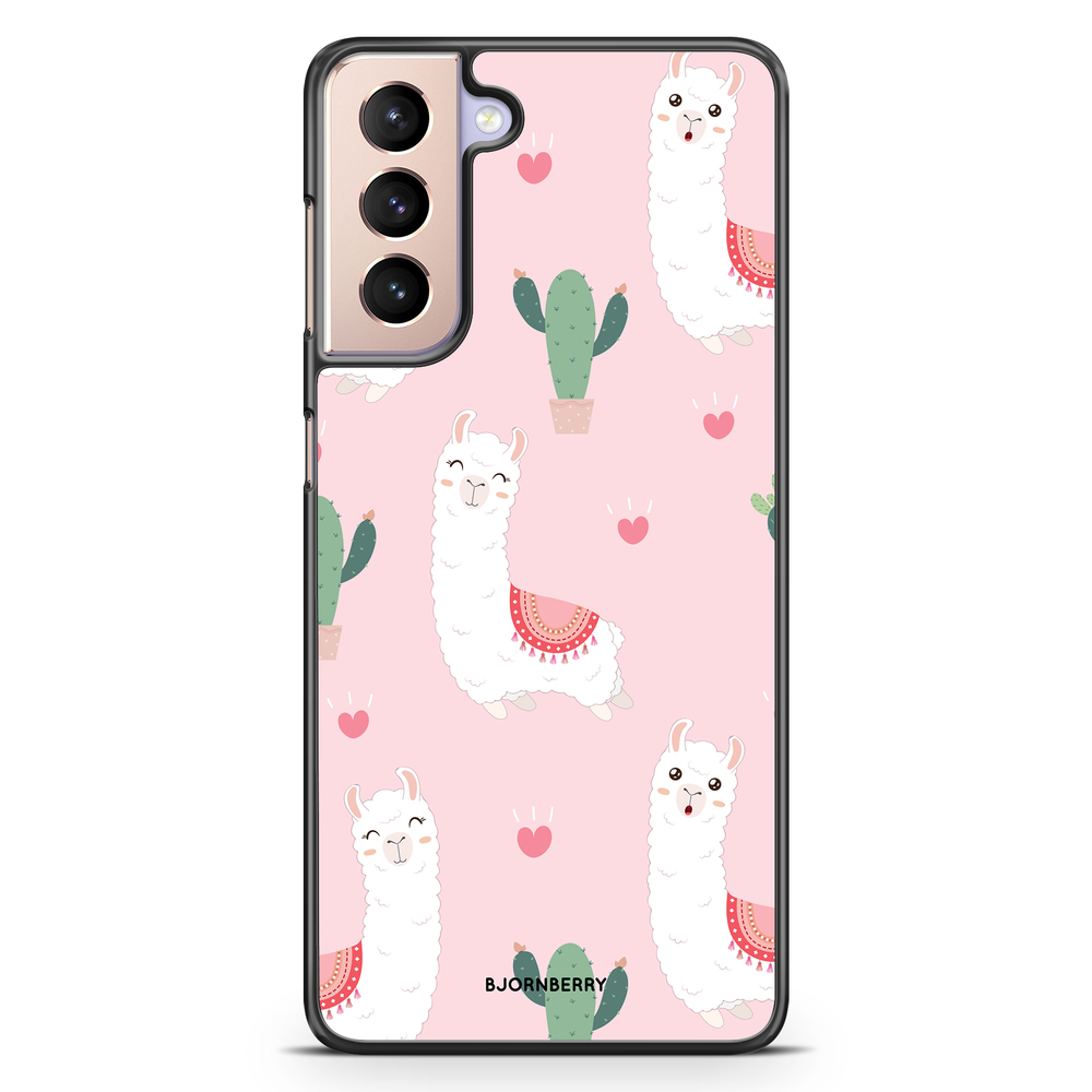 Samsung Galaxy S21 Case - Llama Pattern