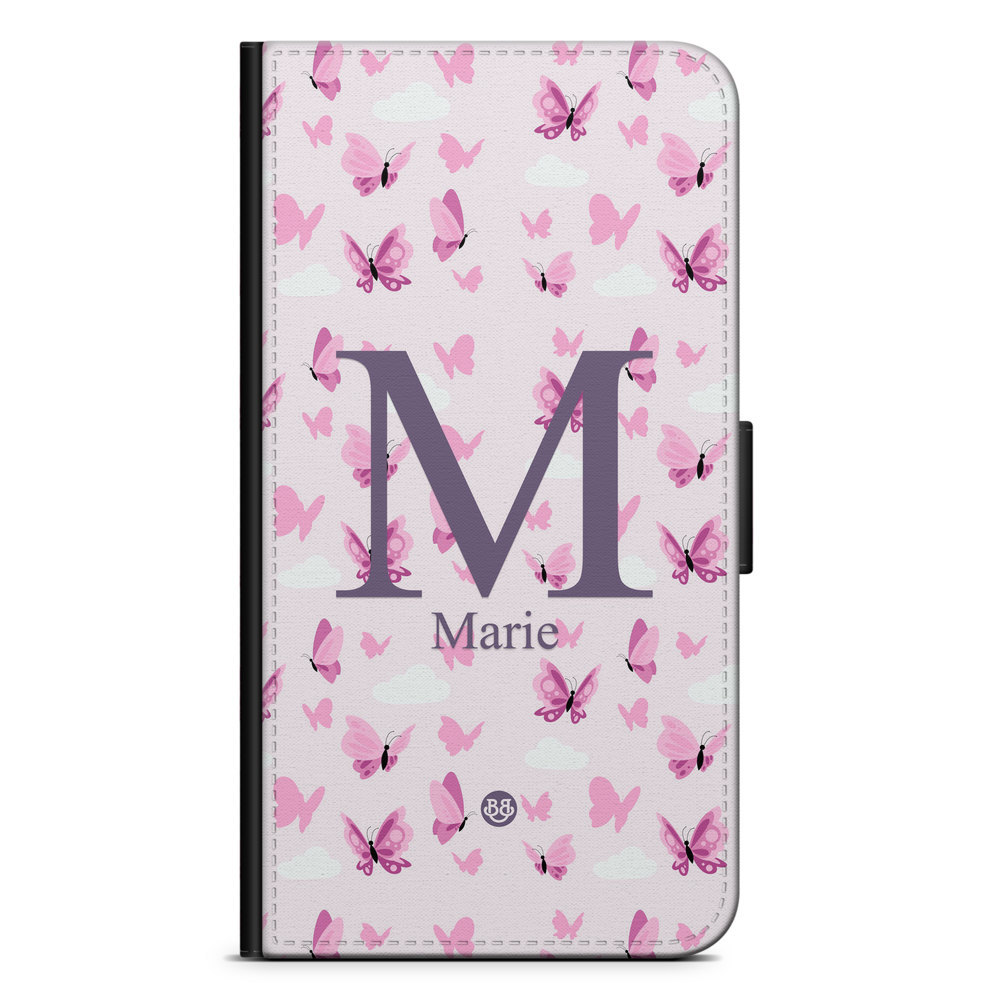 iPhone 12 Pro Plånboksfodral Custom - AWAKEN - Butterfly Pink