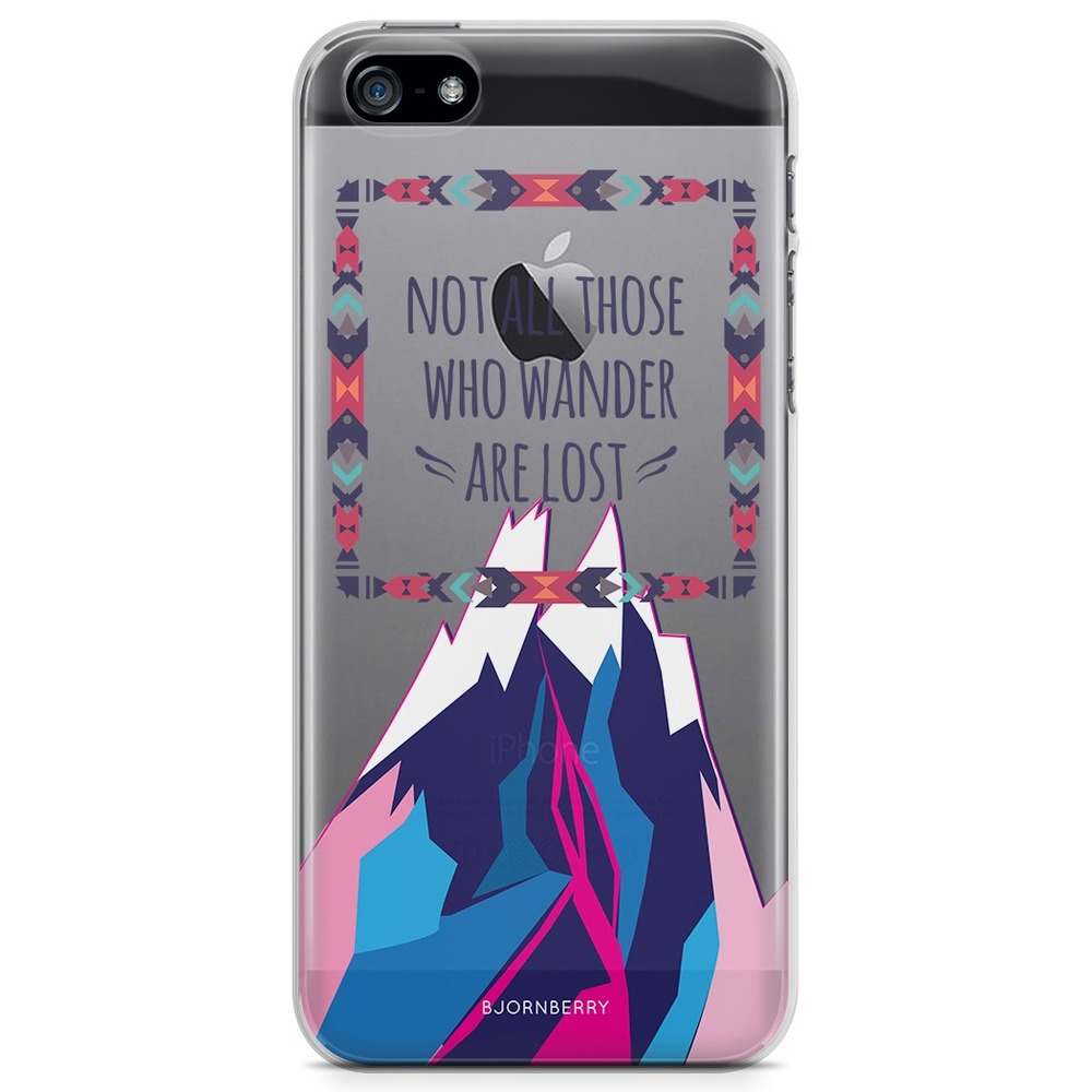 iPhone 5/5S/SE (2016) TPU Case - Wander Quote