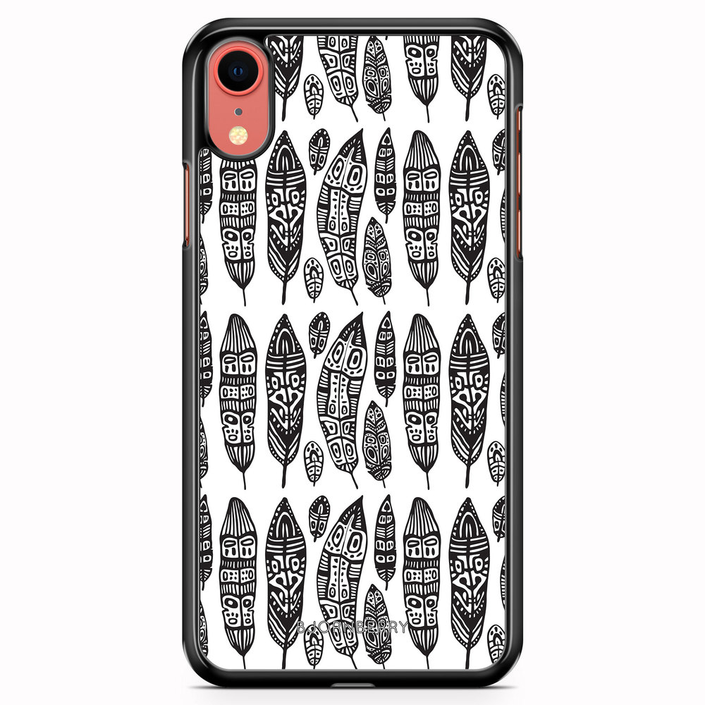 iPhone XR Skal - Vintage Feathers
