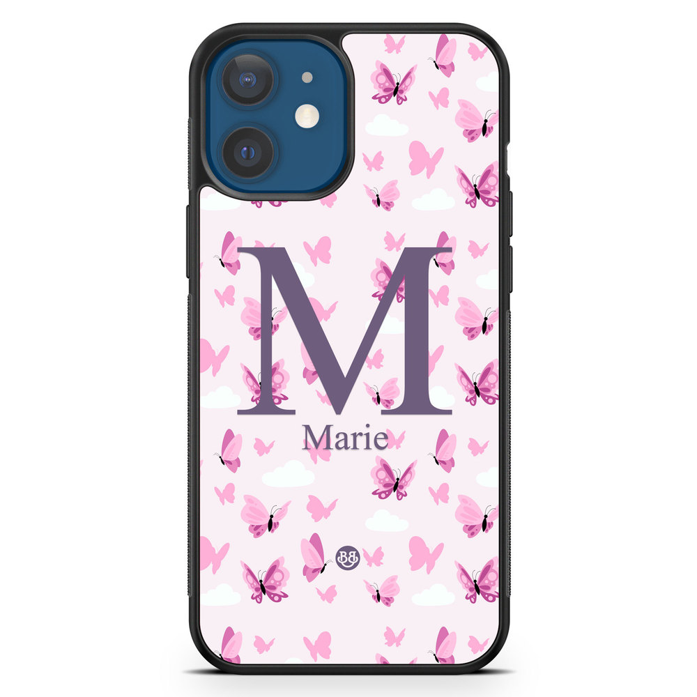 iPhone 12 Custom Case - AWAKEN - Butterfly Pink