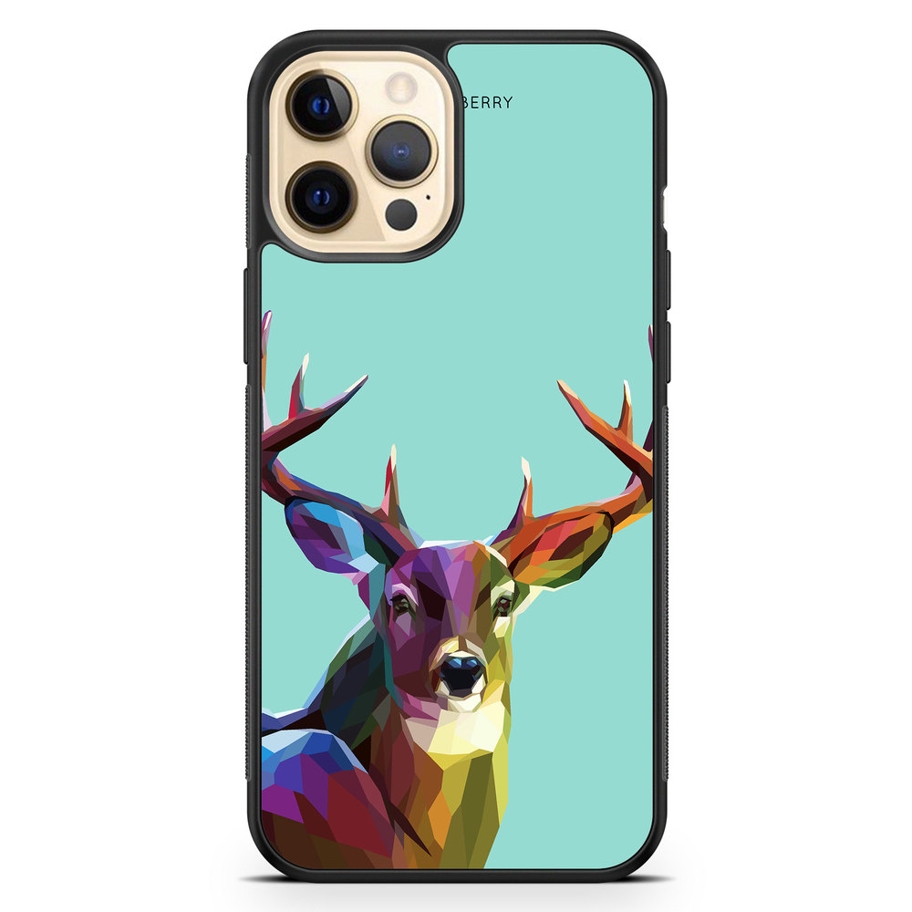 iPhone 12 Pro Max Case - Colorful Deer