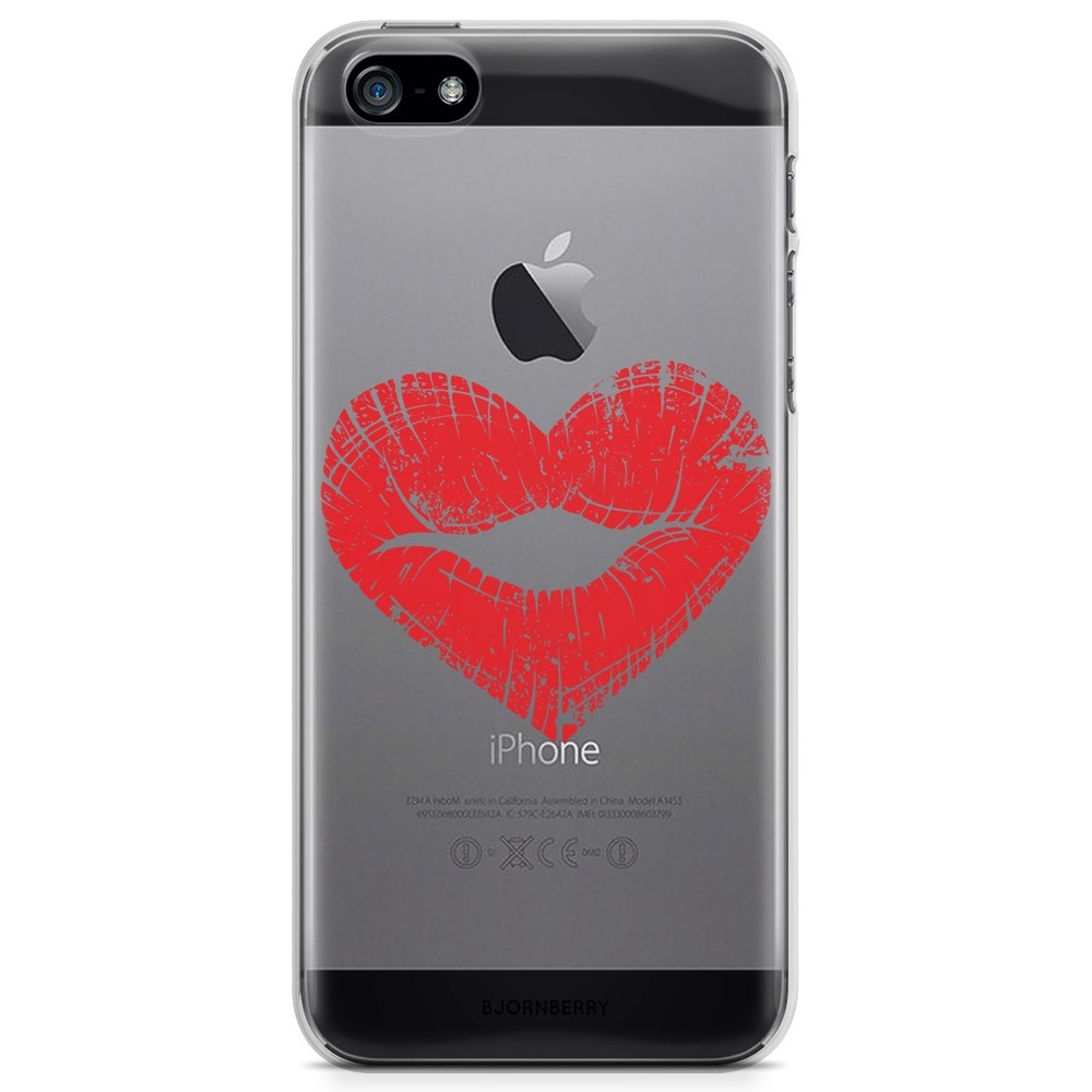 iPhone 5/5S/SE (2016) TPU Case - Heart Lips