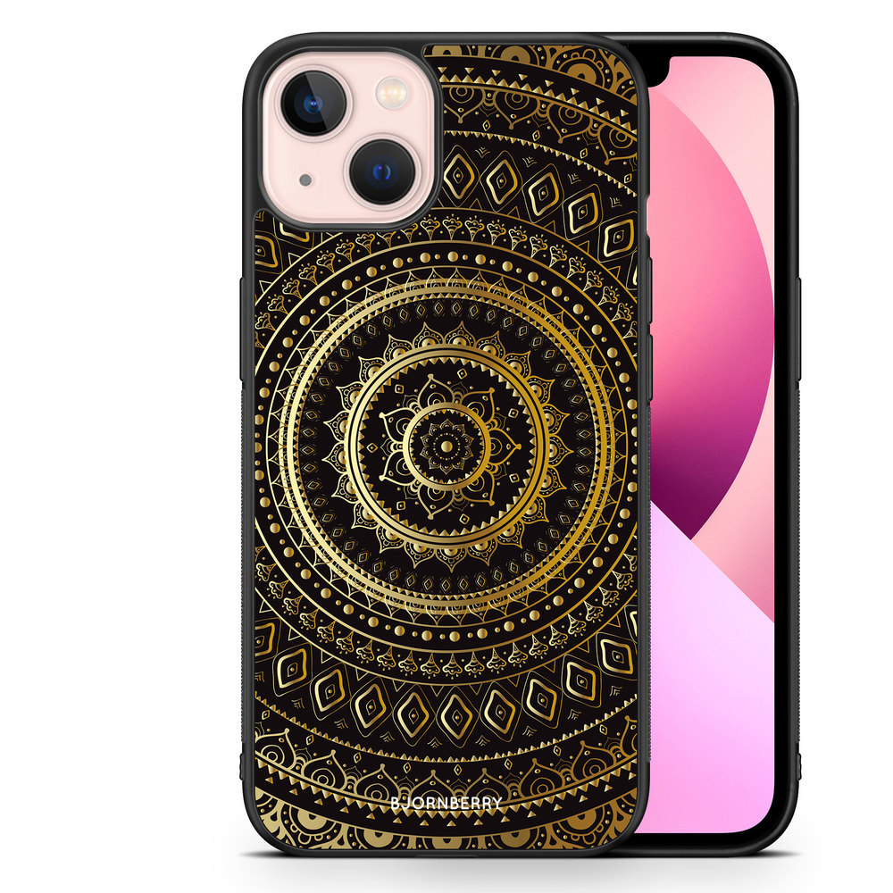 iPhone 13 Case - Gold Mandala