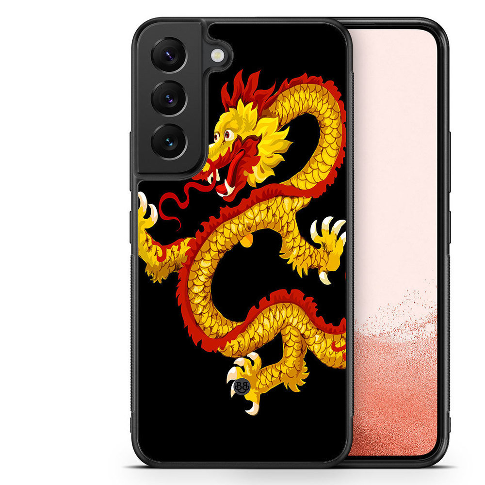 Samsung Galaxy S22 Plus 5G Case - Yellow Dragon