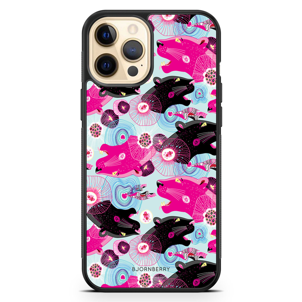 iPhone 12 Pro Max Case - Panther Pattern